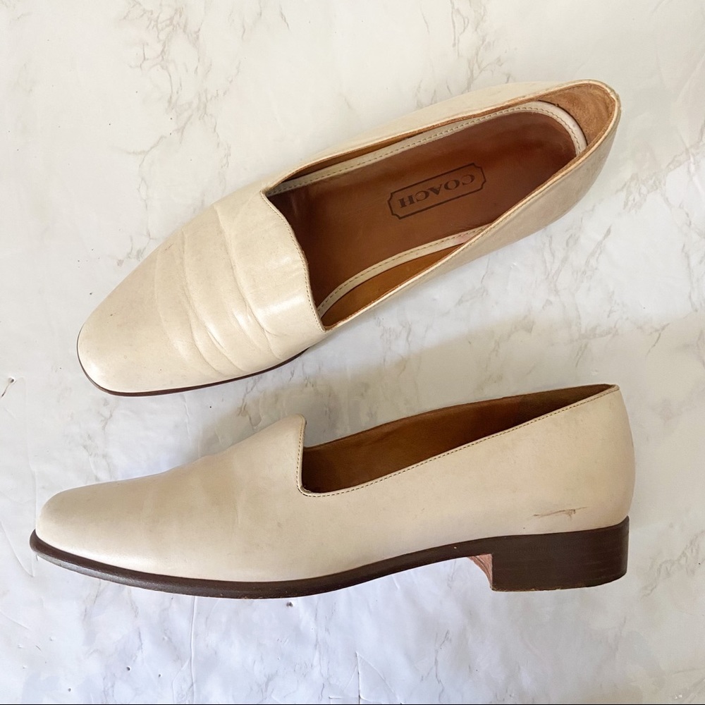 Coach Vintage Italian Letaher Slip On Loafer
